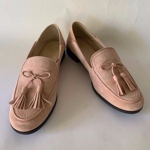 Cole Haan Tassel Loafers Dusty Rose Size 8